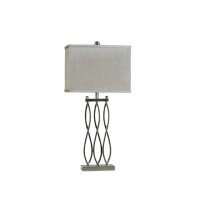 Morden handmade craft desk lamparas hotel bedroom side table lamps