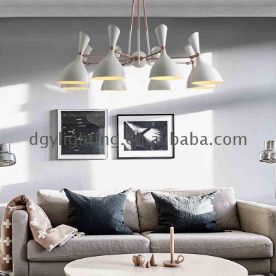 New Arrival High Performance Modern LED Suspension Light Unique Pendant Lamp for Dinning Room MD12146-L8