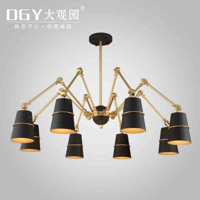 6 8 10 12 arms lights colorful modern guangzhou chandelier